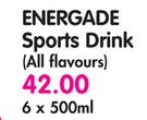 Energade Sports Drink (All Flavours) - 6 x 500ml