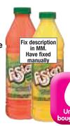 Fusion Dairy Blend Concentrates (All Flavours) - 1L 