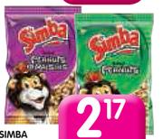 Simba Peanuts Or Peanuts & Raisins -36 x 50g Each