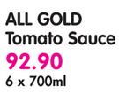 All Gold Tomato Sauce-6x700ml