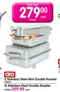 Aro Stainless Steel Double Roaster-Each