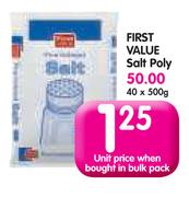 First Value Salt Poly-40 x 500g