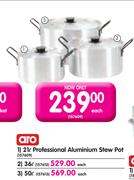 Aro 50L Professional Aluminium Stew Pot-Each