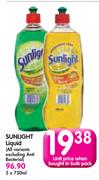 Sunlight Liquid-5 x 750ml