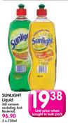 Sunlight Liquid-750ml Each