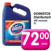 Domestos Disinfectant-3L Each
