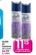 Glade Air Freshener-6 x 180ml