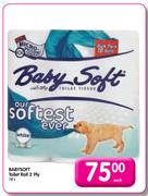 Baby Soft Toilet Roll 2Ply-18's Each