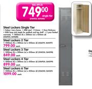 Steel Lockers 2 Tier-Each