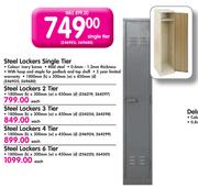 Steel Lockers 6  Tier-Each