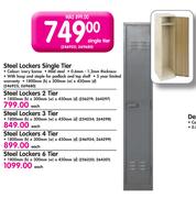 Steel Lockers 3 Tier-Each