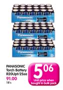 Panasonic Torch Battery R20Upt/2Ssa-18's