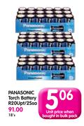 Panasonic Torch Battery R20Upt/2Ssa-Each