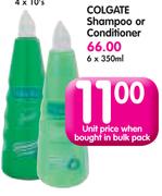 Colgate Shampoo Or Conditioner-350ml Each