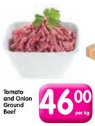 Tomato And Onion Ground Beef - Per kg