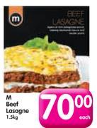 M Beef Lasagne - 1.5kg