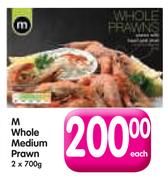 M Macaroni Medium Prawn - 2 x 700g 