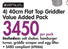 40Cm Flat Top Griddler Value Added Pack-Per Pack