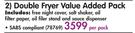 Double Fryer Value Added Pack-Per Pack