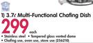 3.7L Multi-Functional Chafing Dish-Each