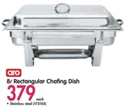 Aro 8L Rectangular Chafing Dish