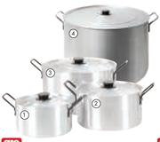 Aro 75L Professional Aluminium Stew Pot 