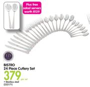 Bistro 24 Piece Cutlery Set 