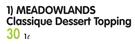 Meadowlands Classique Dessert Topping-1L