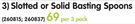 Slotted Or Solid Basting Spoons-Per 3 Pack