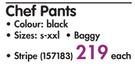 Chef Pants-Each