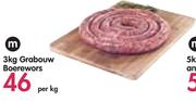 M 3Kg Grabouw Boerewors-Per kg