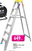 Gravity Aluminium 6 Step Ladder ISL6-Each