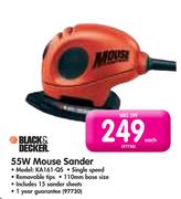   Black & Decker 55W Mouse Sander KA161-QS-Each