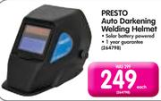 Presto Auto Darkening Welding Helmet-Each