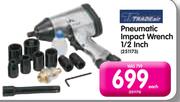 Pneumatic Impact Wrench 1/2 Inch-Each