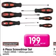 6 Piece Screwdriver Set J3006A