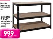 Geelong 3 Shelf Workbench