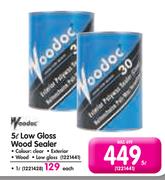 Woodoc 5Ltr Low Gloss Wood Sealer