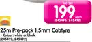25m Pre-Pack 1.5mm Cabtyre