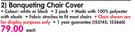 Banqueting Chair Cover-Each
