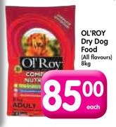 OL'Roy Dry Dog Food(All Flavours)-8kg Each