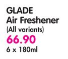 Glade Air Freshener(All Variants)-6's