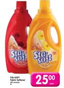 Sta Soft Fabric Softener(All Variants)-2Ltr Each