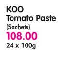 Koo Tomato Paste(Sachets)-24's