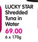 Lucky Star Shredded Tuna In water-6's