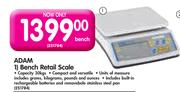 Adam Bench Retail Scale-Each