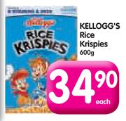 Kellogg's Rice Krispies-600g Each