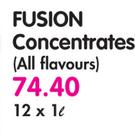 Fusion Concentrates(All Flavours)-12x1L