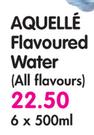 Aquelle Flavoured Water(All Flavours)-6x500ml