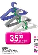 Gizmo 10 Pack Hangers